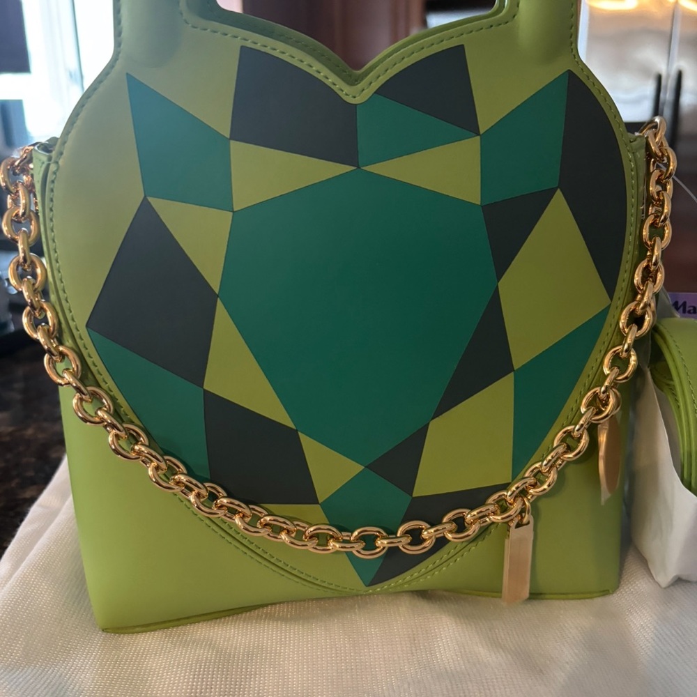 Tiffany & Co. Green Geometric Crossbody Bag